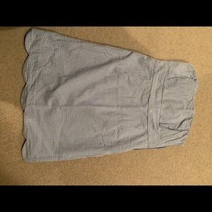 Vineyard vine strapless gingham dress size 6